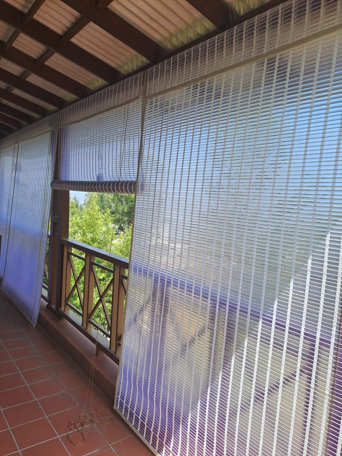 PVC outdoor blinds for balcony
